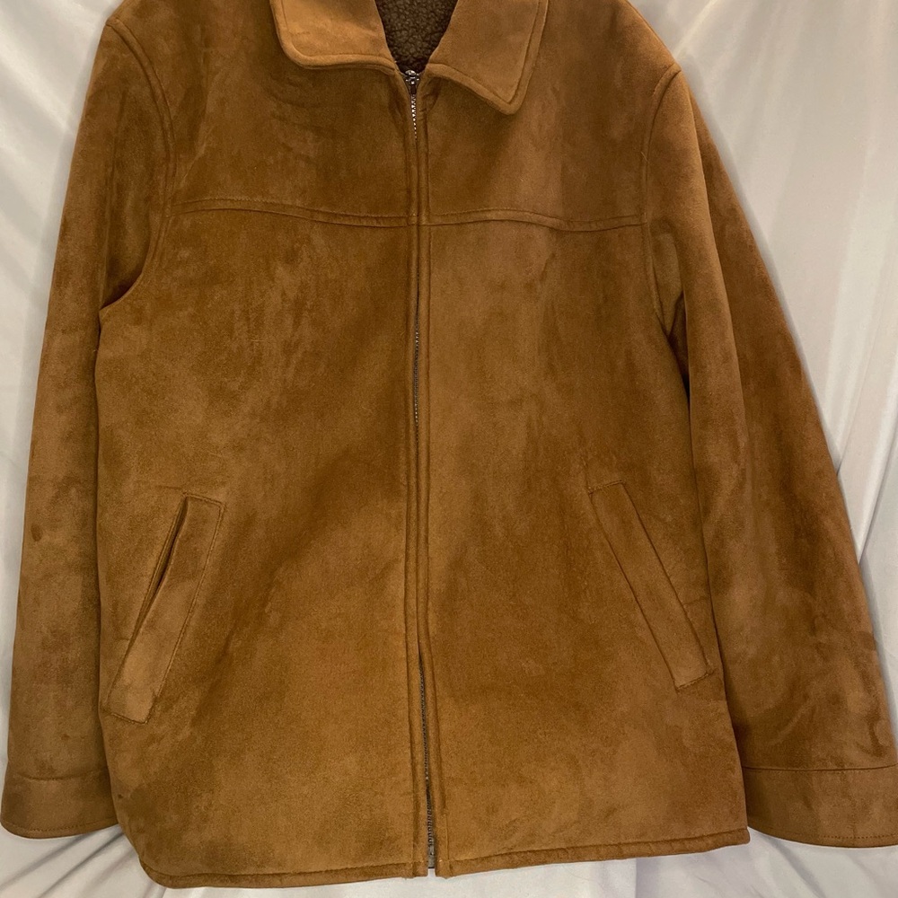 Weatherproof Suede Men's Brown Jacket